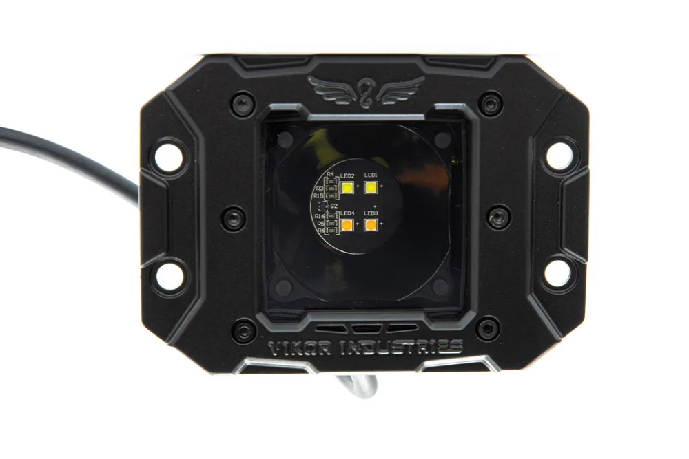 VIKOR VKX Midnight 3-in-1 2" Cube Lights – Surface Mount